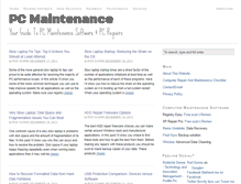 Tablet Screenshot of pcmaintenancereimage.com